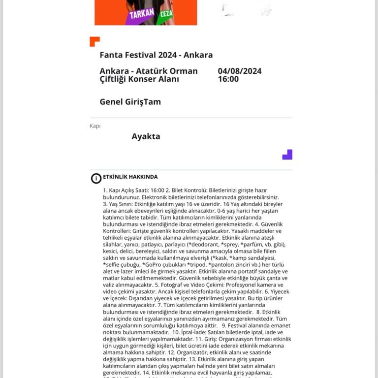 Fantafest Bilet Kontrolü Olmadan Yapılan Organizasyonsuz Festival!