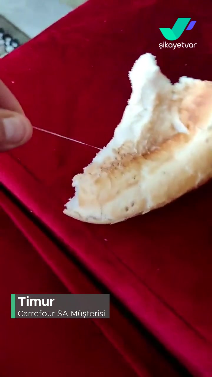 Carrefour SA Konya Şubeden Alınan Ekmek İçinden Naylon İp Çıktı! videonun kapak resmi