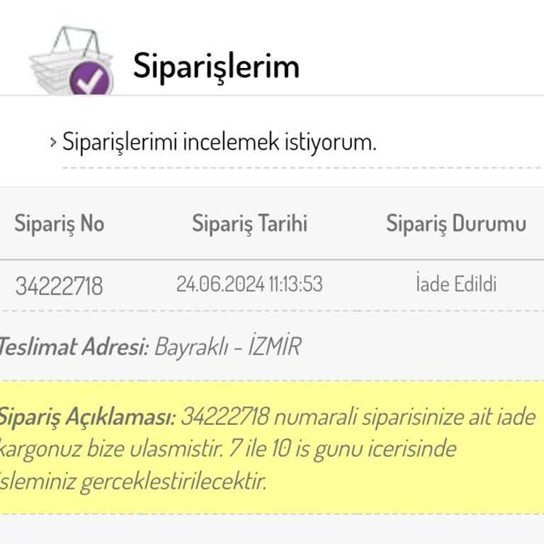 Sefamerve Yalova Şubesi Karta Para İade Edilmedi