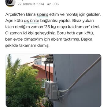Arçelik Servisinden Hayal Kırıklığı: Yanlış Montaj Ve Yalan Beyanlar
