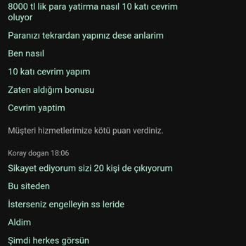 Vidobet Bonus Aldığım İçin Paramı Vermediler