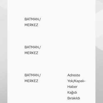 Batman PTT Kargo Adreste Yok Yalanı İle Kargomu Dağıtıma Çıkarmadı!