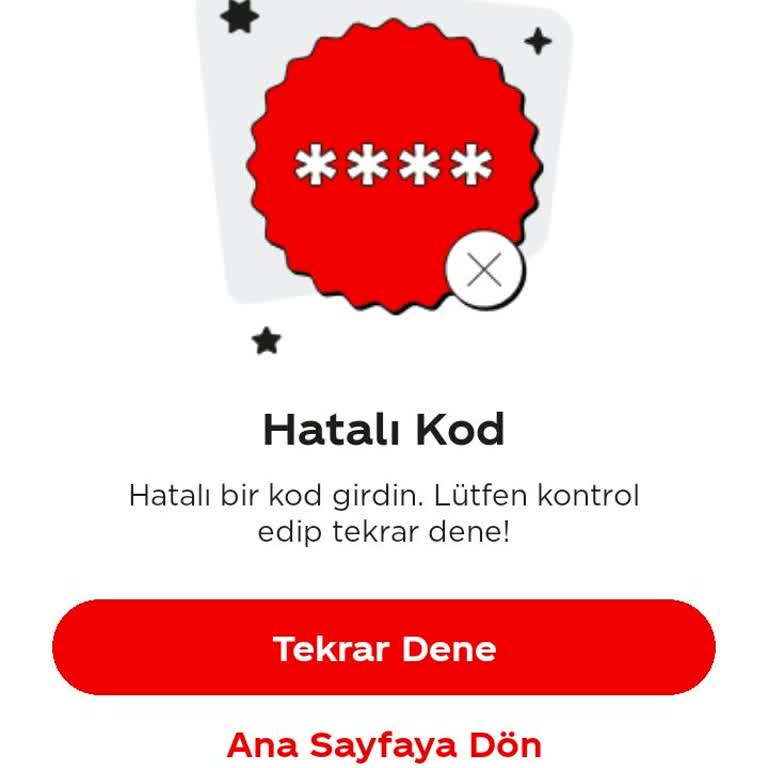 Fanta Exotic Hatalı Kod A101