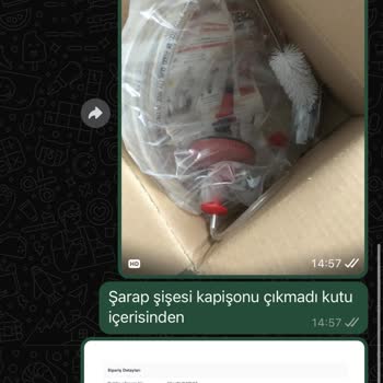 Vinomarket Sipariş Sonrası Destek