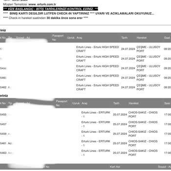 Ertürk Lines Yanlış Tarihe Bilet Kesiyor!