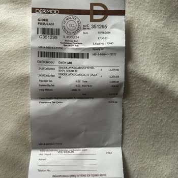 Adana M1 AVM Derimod Mağaza Yanıltması