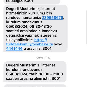 Türk Telekom Gelmeyen İnternet Boşa Oluşturulan Randevular