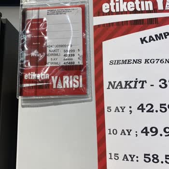 Siemens Ev Aletleri Taşpınarlar Etimesgut Şubesi'nden Aldığımız Ürünlerin Sorunları