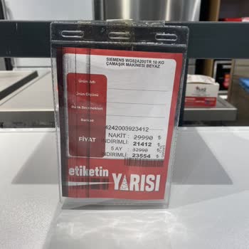 Siemens Ev Aletleri Taşpınarlar Etimesgut Şubesi'nden Aldığımız Ürünlerin Sorunları