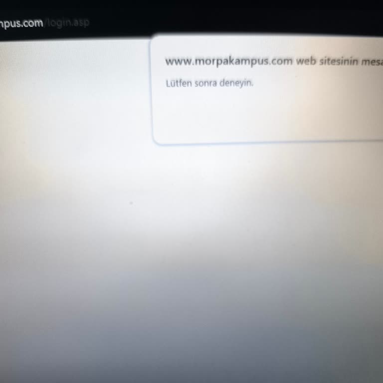 Morpa Kampüse Erişim Sorunu