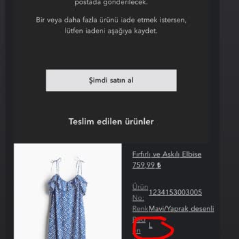 H&M Yanlış Bedenini Geldi