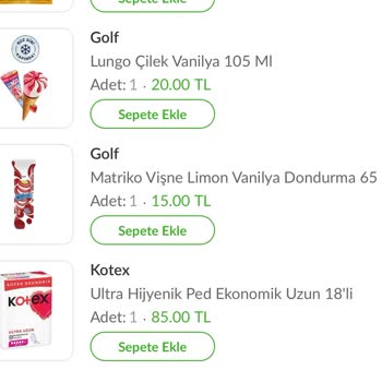 Trendyol GO Yanlış Ve Tedarik Edilemeyen Ürün İptalleri