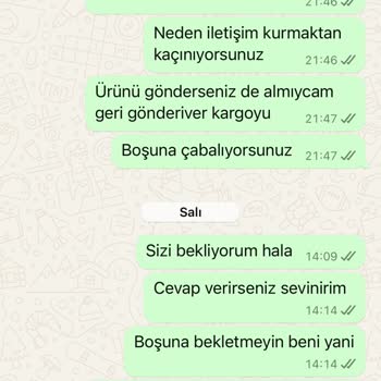 By Merve Kaya Ürün Teslimatı Ve İade Sorunları Yaşadım