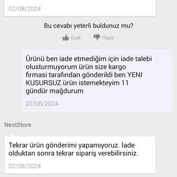 N11 Ve Next Store Şikayeti