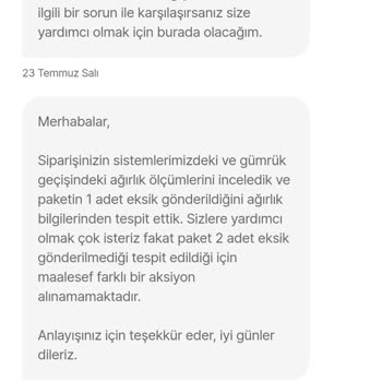 Hepsiburada Ya Dikkat Ürünler Eksik Geliyor Para İadesi Yapmıyor.