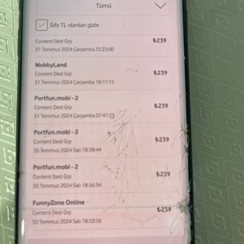 Portfun.mobi Vodafone Hattımızdan Yapılan Aboneliklerinden Şikayetçiyim