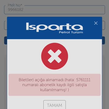Isparta Petrol Turizm Ispartapetrol.com Sitesinden Aldığım Bileti İptal Etmek İstiyorum