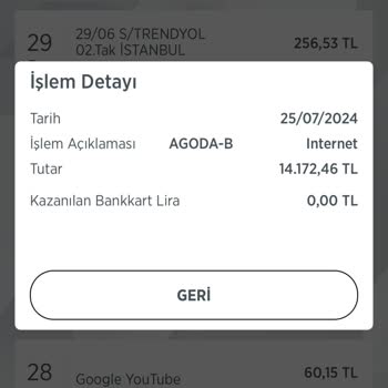 Agoda Kartımdan Fazla Tutar Çekti