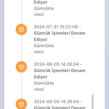 Hepsiburada Alışveriş Yaptım Ürün Haftalardır Gümrükte