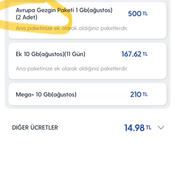 Turkcell Yanlış Faturalandırılan Avrupa Gezgin Paketi Sorunu