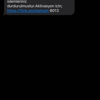 Binance Tarafından Gelen SMS