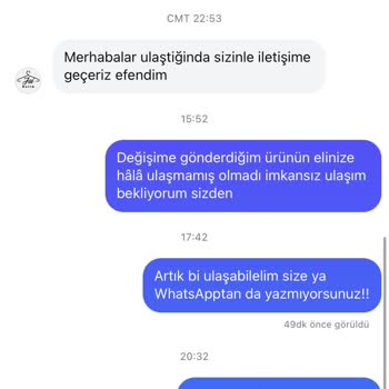 Joi Butik Müşteri Hizmetleri Ve Değişim Sürecinde Yaşanan Sorunlar