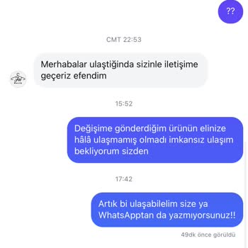 Joi Butik Müşteri Hizmetleri Ve Değişim Sürecinde Yaşanan Sorunlar