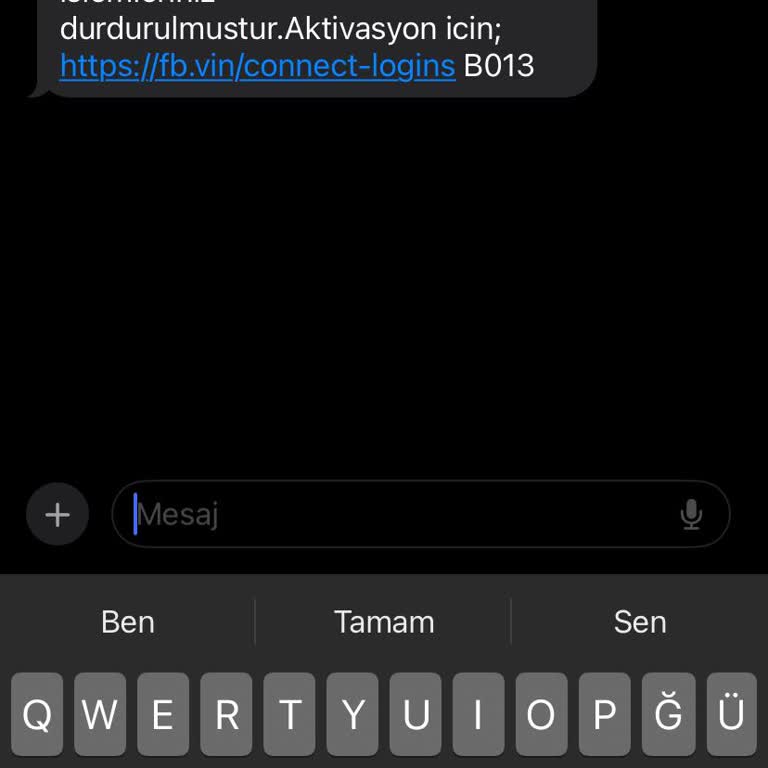 Bıgadıcdh (SMS) Tarafıma Gelen Yanıltıcı Mesaj!
