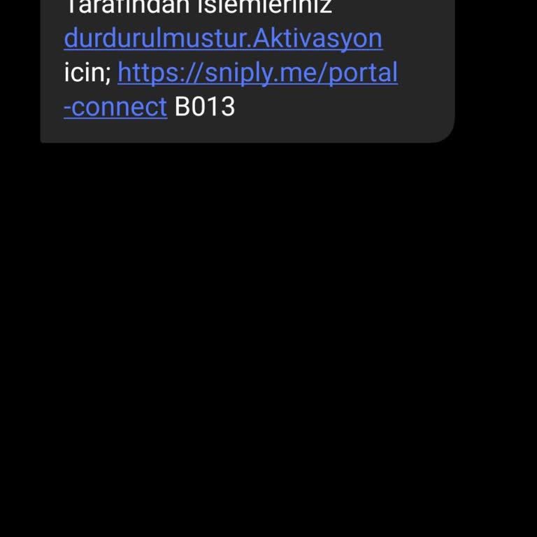 Binance Tarafından Hatalı Gönderilen Uyarı SMS İ