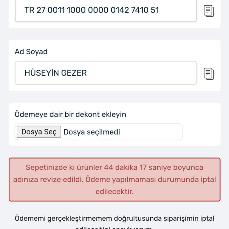 Çeyizeviniz.com'dan Sipariş Sorunu Ve İletişim Eksikliği
