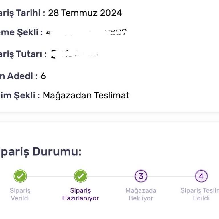 Gratis Sipariş Hala Hazırlanıyor