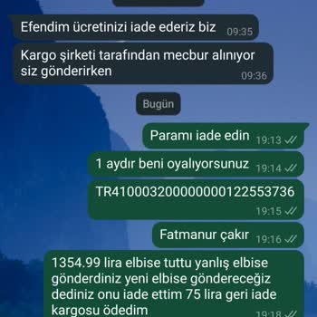Elif Store Ücretini Verdiğim Kargom Gelmedi!