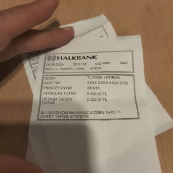 İş Bankası Bankamatiğe Para Yatırma Sorunlarını Kınıyorum
