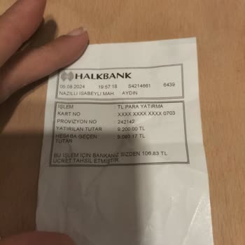 İş Bankası Bankamatiğe Para Yatırma Sorunlarını Kınıyorum