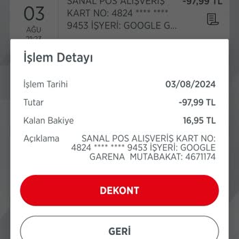 Google Yanlış Bir Abonelik Bulundum Ve Sürekli Hesabımdan Para Çekmektedir