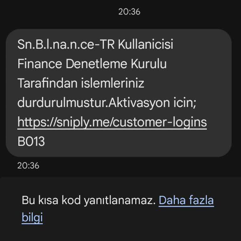 Binance TR Garip Spam Mesaj