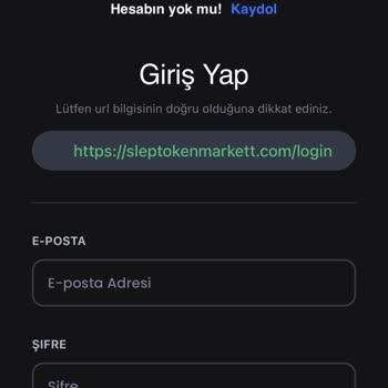 SlepTokenMarket Yatırım Yapılan Sitede Para Çekme Sorunu Ve Engellenme
