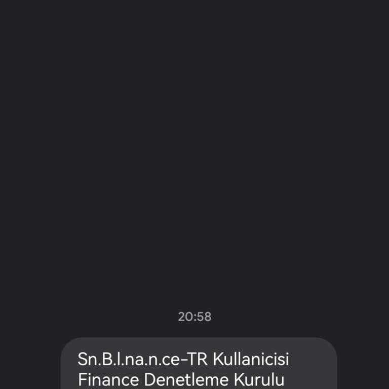 Binance TR Sn. B. L. Na. N. Ce-TR Hakkında Mesaj