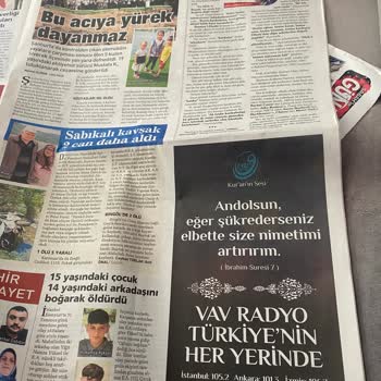 Sabah Gazetesi Vav TV Reklamını Gazetelere Vermeyin Ayet Ve Hadis Yazıyor!