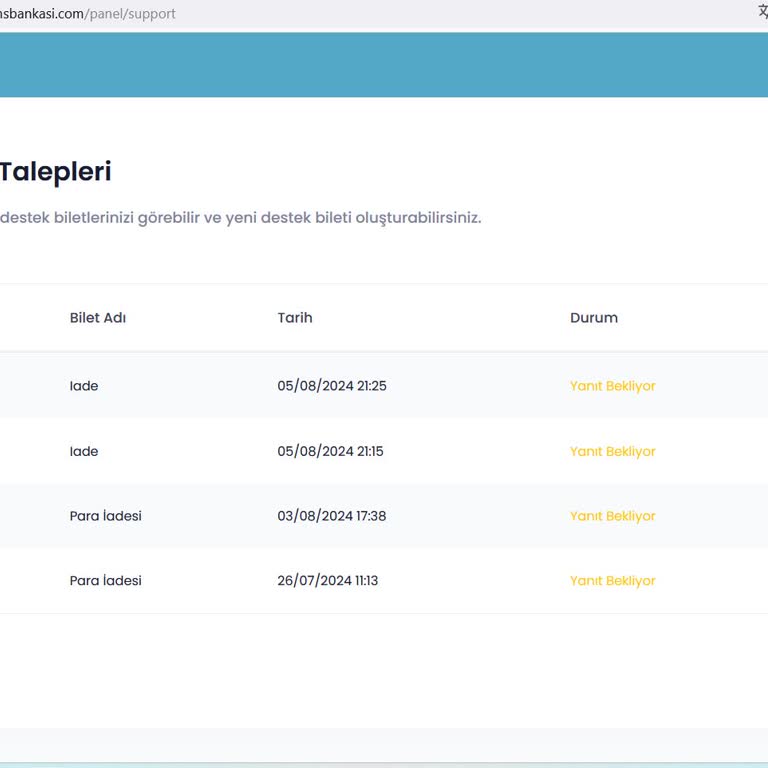 Smsbankasi.com SMS Bankası Destek Taleplerine Bakmıyor