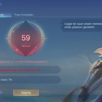 Mlbb Kredi Puanı Yükselmesi