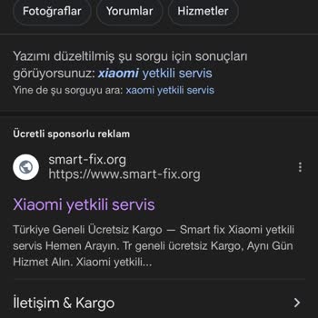Smart Fix Yetkili Servis Değil