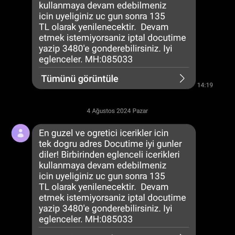0850 333 36 63 Docutime Servis Aboneliği