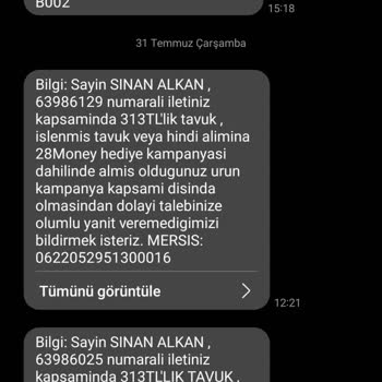 Migros Sanal Market Kampanya Mağduriyeti