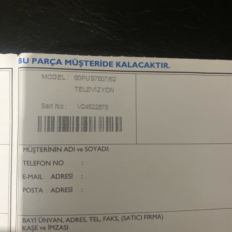 Philips TV Servis Sorunu Ve Müşteri Hizmetleri İlgisizliği