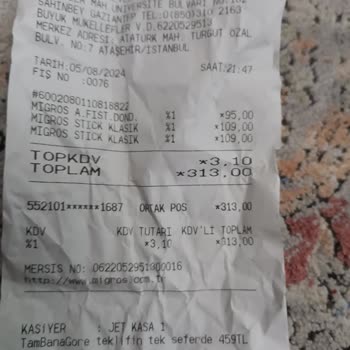 Migros Kaymaklı Antep Fıstıklı Diye Satılan Ürün