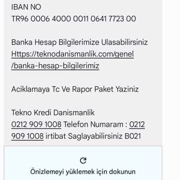 Tekno Kredi Danışmanlık Şirketi Hayal Kırıklığıdır!