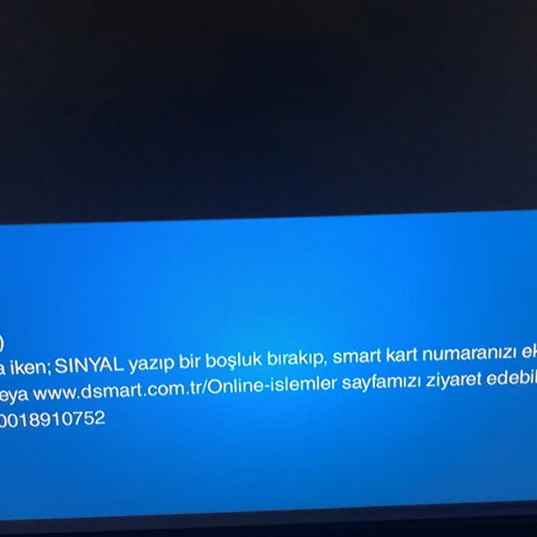 D-Smart Ulusal Kanal İzleyememe Problemi
