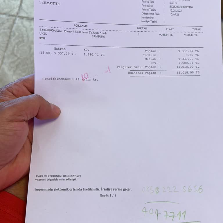 Samsung TV Ekran Arızası Ve Servis Sorunu