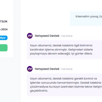 Netspeed Müşteri Hizmetleri Destek Olmadan Bildirim Kapatıyor